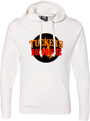 Tucker's Roadhouse Logo Dressing Festive white hoodie