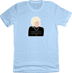 Laughter Through Tears Steel Magnolias Dressing Festive T-shirt blue