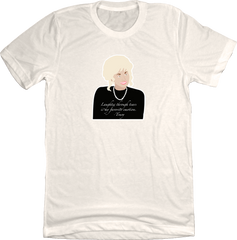 Laughter Through Tears Steel Magnolias Dressing Festive T-shirt natural