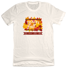 Tucker's Fall Festival Dressing Festive Natural White T-shirt