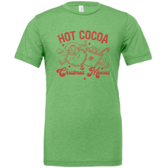 Hot Cocoa and Christmas Movies Dressing Festive green T-shirt