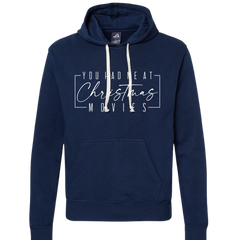 You Had Me at Christmas Movies Dressing Festive Navy Hoodie