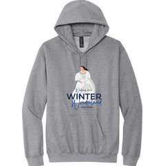 Walking in a Winter Wonderland Snow Bride Dressing Festive grey Hoodie