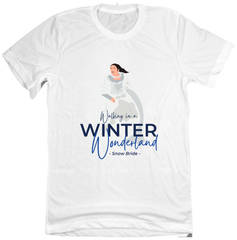 Walking in a Winter Wonderland Snow Bride