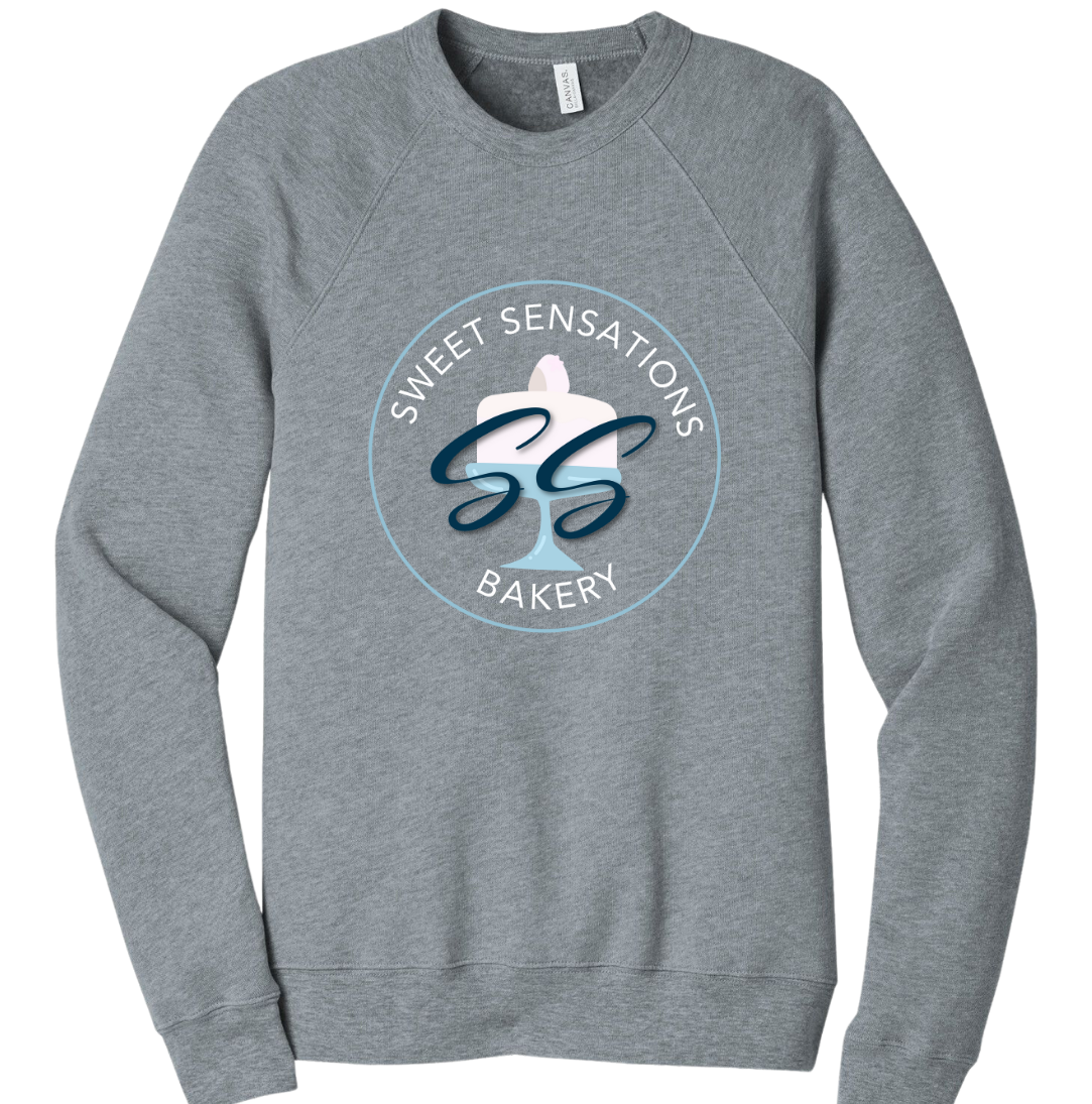 Sweet Sensations Bakery Dressing Festive grey crewneck