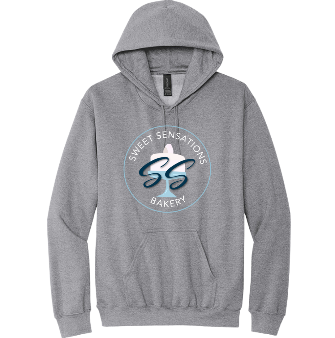 Sweet Sensations Bakery Dressing Festive grey hoodie