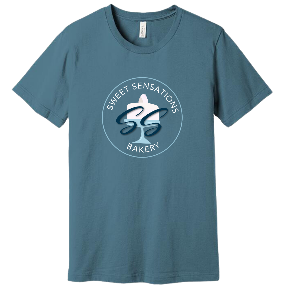 Sweet Sensations Bakery Dressing Festive blue T-shirt