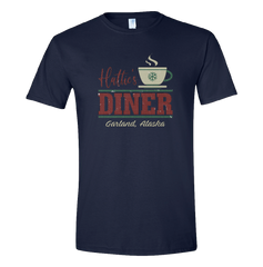 Hattie's Diner Dressing Festive T-shirt navy