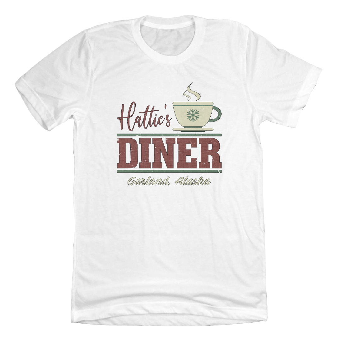 Hattie's Diner Dressing Festive T-shirt white