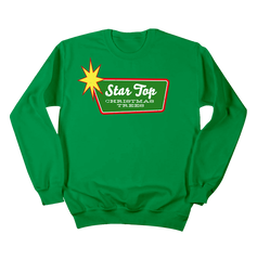 Star Top Christmas Trees Fleece Dressing Festive Green