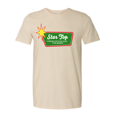 Star Top Christmas Trees T-shirts Dressing Festive natural tee