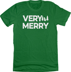 Very Merry T-shirt White Ink