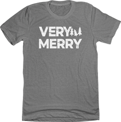 Very Merry T-shirt White Ink