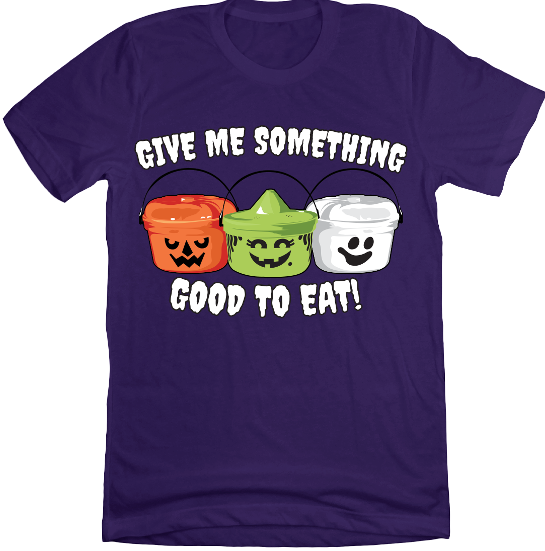 Happy Halloween Meal T-shirt purple