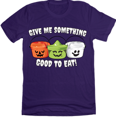 Happy Halloween Meal T-shirt purple