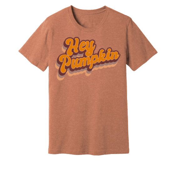 Hey, Pumpkin heather autumn T-shirt Dressing Festive