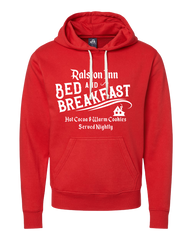 Ralston Inn Bed & Breakfast Dressing Festive red hoodie