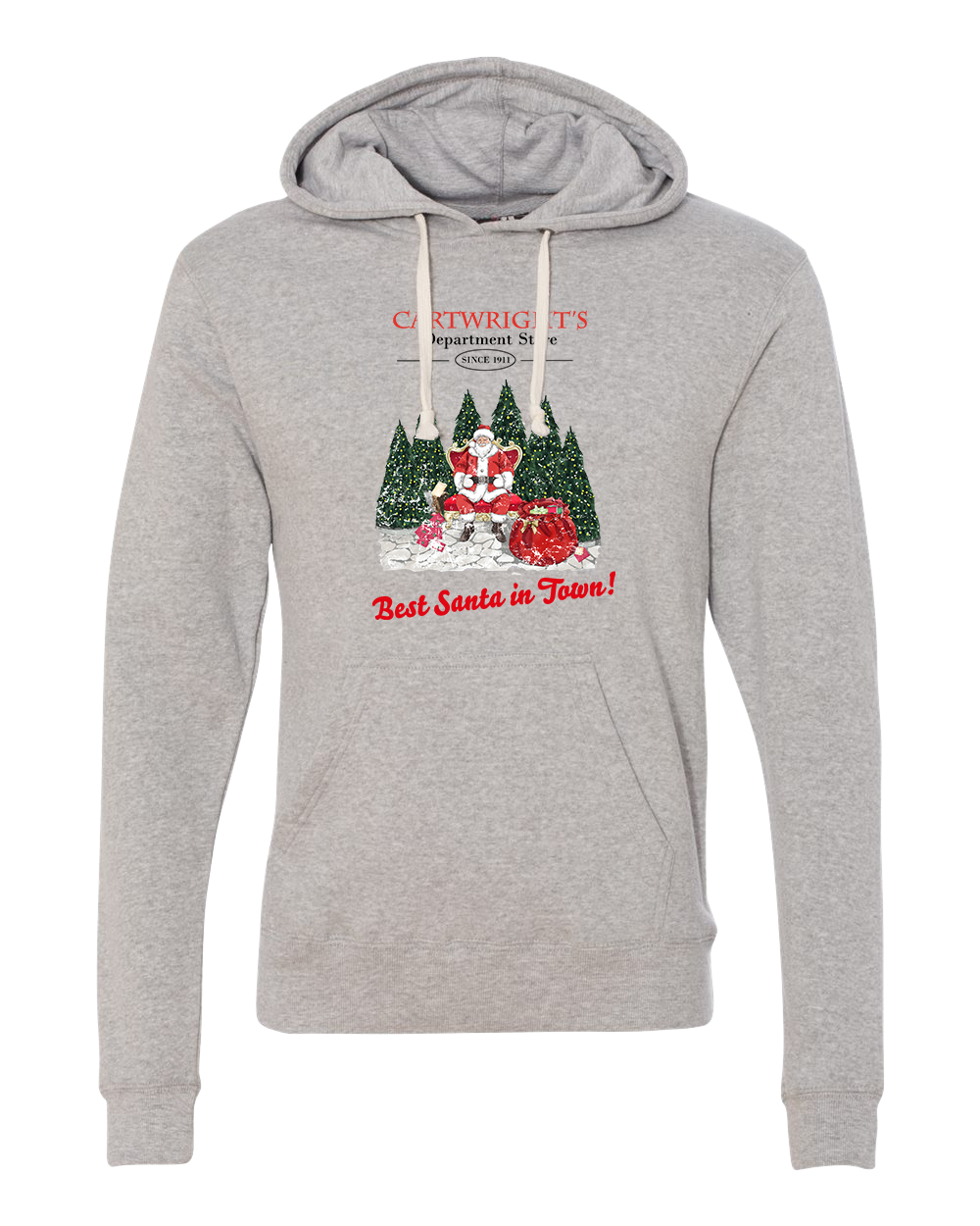 Christmas at Cartwright's Dressing Festive Grey Hoodie