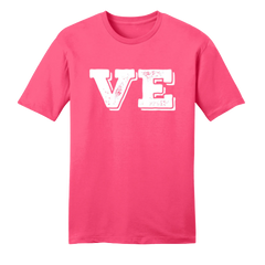 LO VE T-shirt VE Version pink T-shirt Dressing Festive