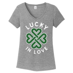 Lucky in Love Women's V-neck