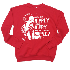 Clark Griswold Nipply Ugly Christmas Sweatshirt