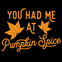 You Had Me at Pumpkin Spice