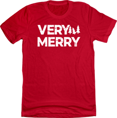 Very Merry T-shirt White Ink