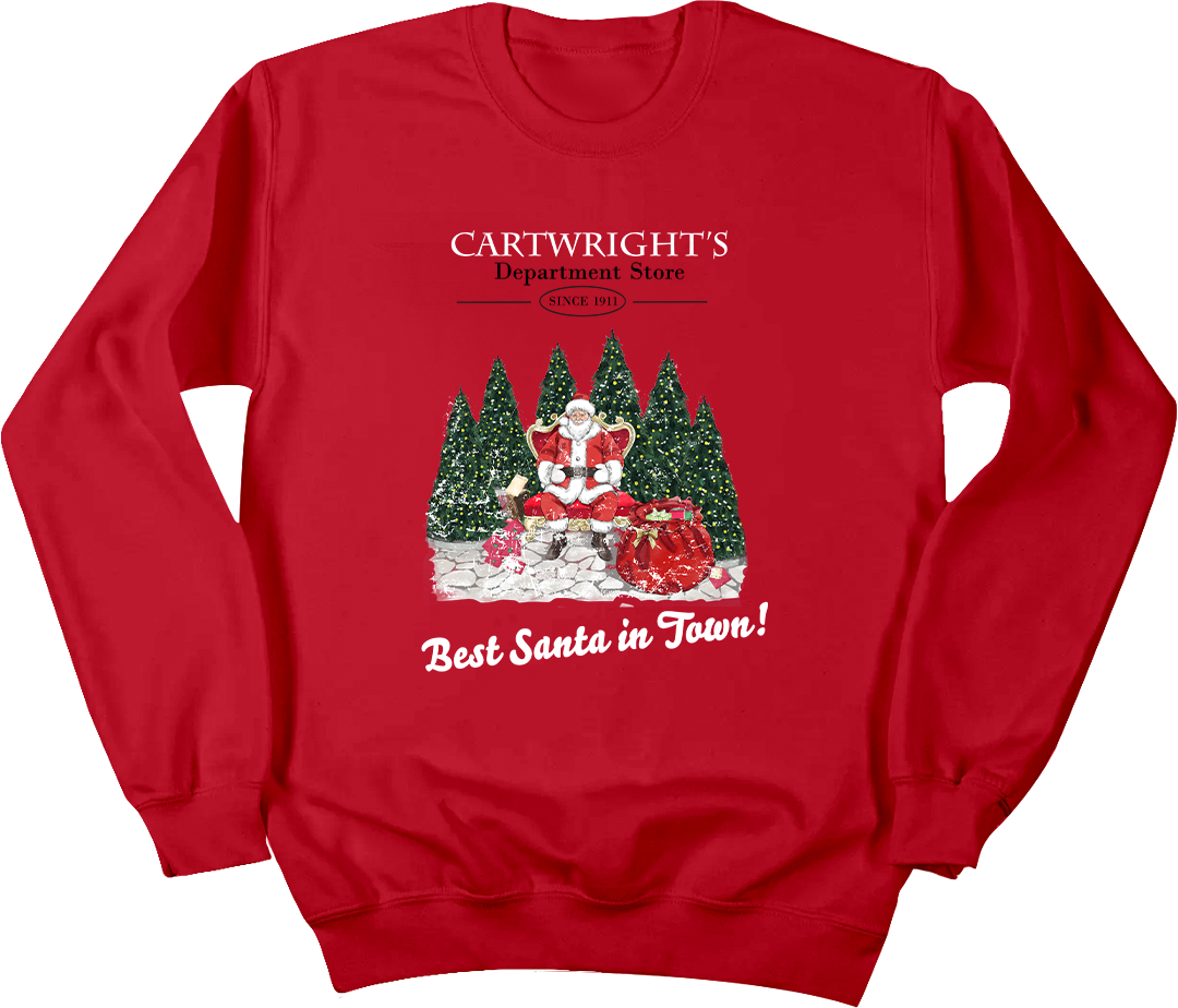 Christmas at Cartwright's Dressing Festive Red rewneck