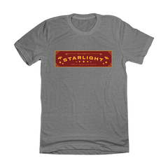 Starlight Diner Color Logo Dressing Festive grey T-shirt