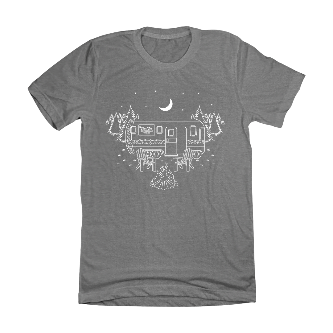 Christmas Under The Stars Dressing Festive Heather Grey T-shirt