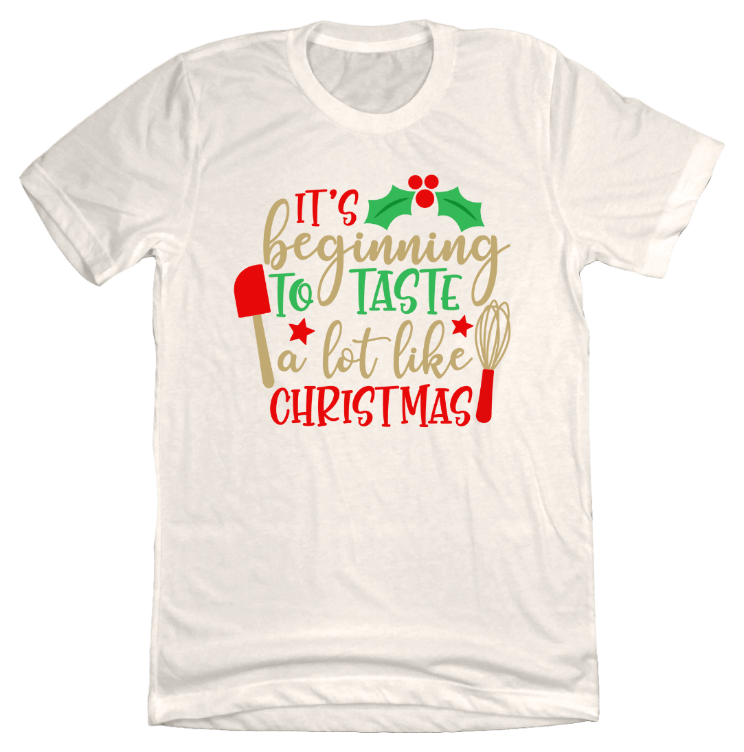Tastes Like Christmas Natural White T-shirt Dressing Festive