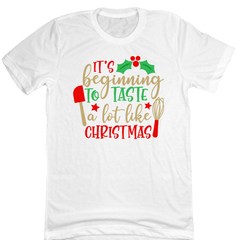 Tastes Like Christmas T-shirt White Dressing Festive