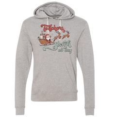 Teachers Sleigh All Day Dressing Festive light grey Hoodie