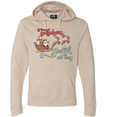 Teachers Sleigh All Day Dressing Festive Oatmeal hoodie