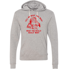 Tell Me What You Want Dressing Festive grey hoodie
