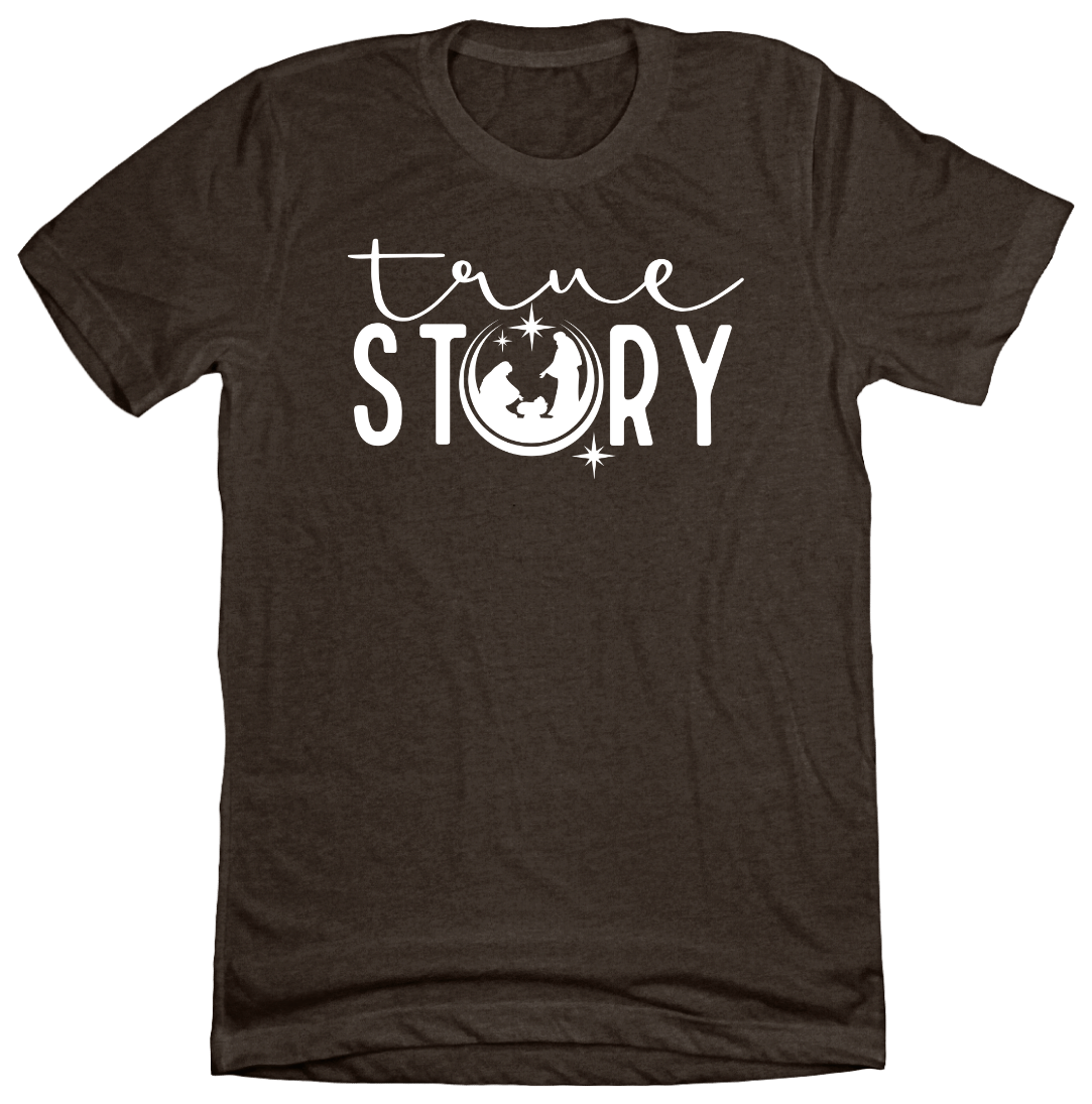 True Story Dressing Festive brown T-shirt