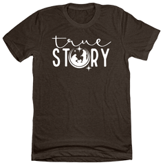 True Story Dressing Festive brown T-shirt