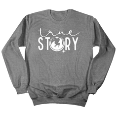 True Story Dressing Festive grey Crewneck