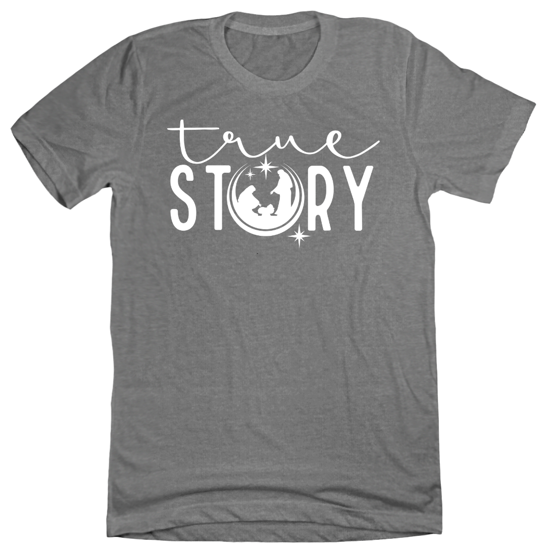 True Story Dressing Festive grey T-shirt