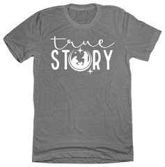 True Story Dressing Festive grey T-shirt