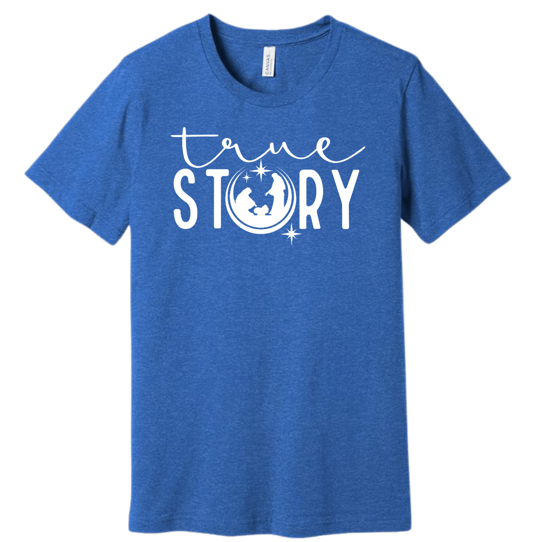 True Story Dressing Festive blue T-shirt