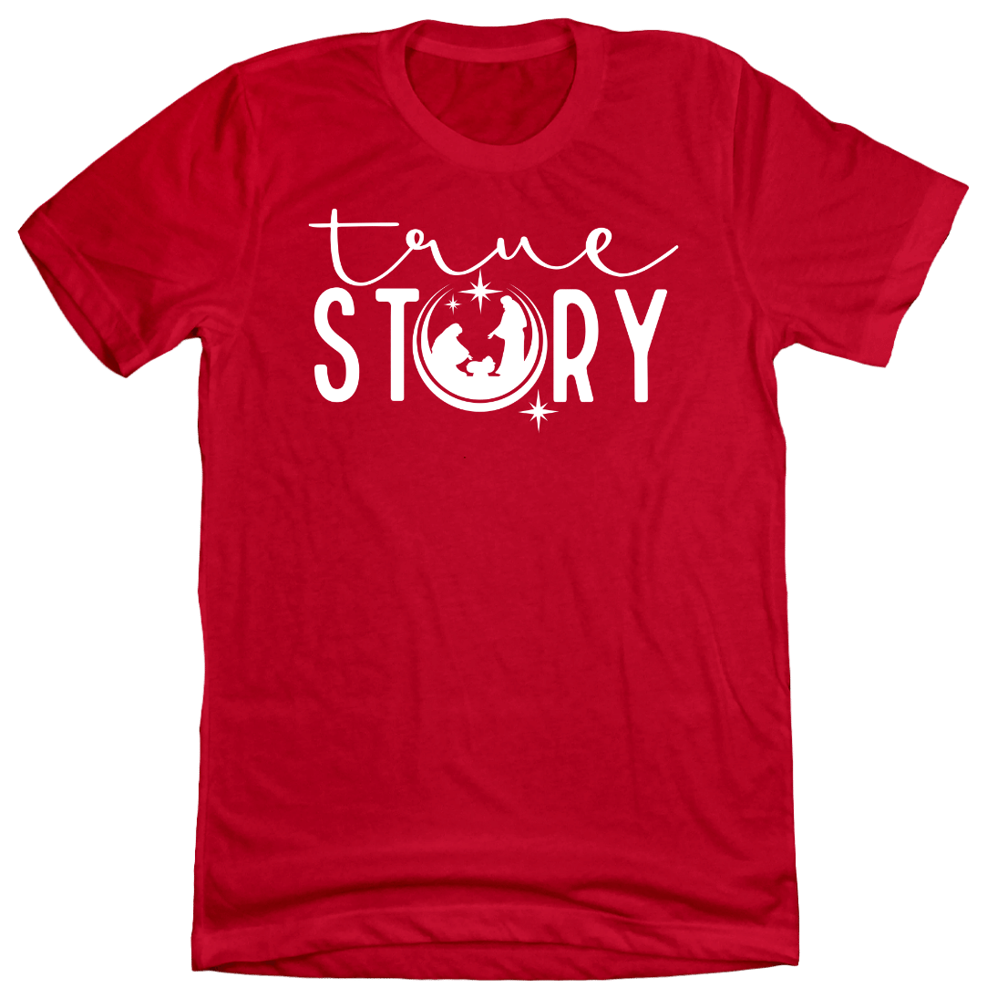 True Story Dressing Festive red T-shirt