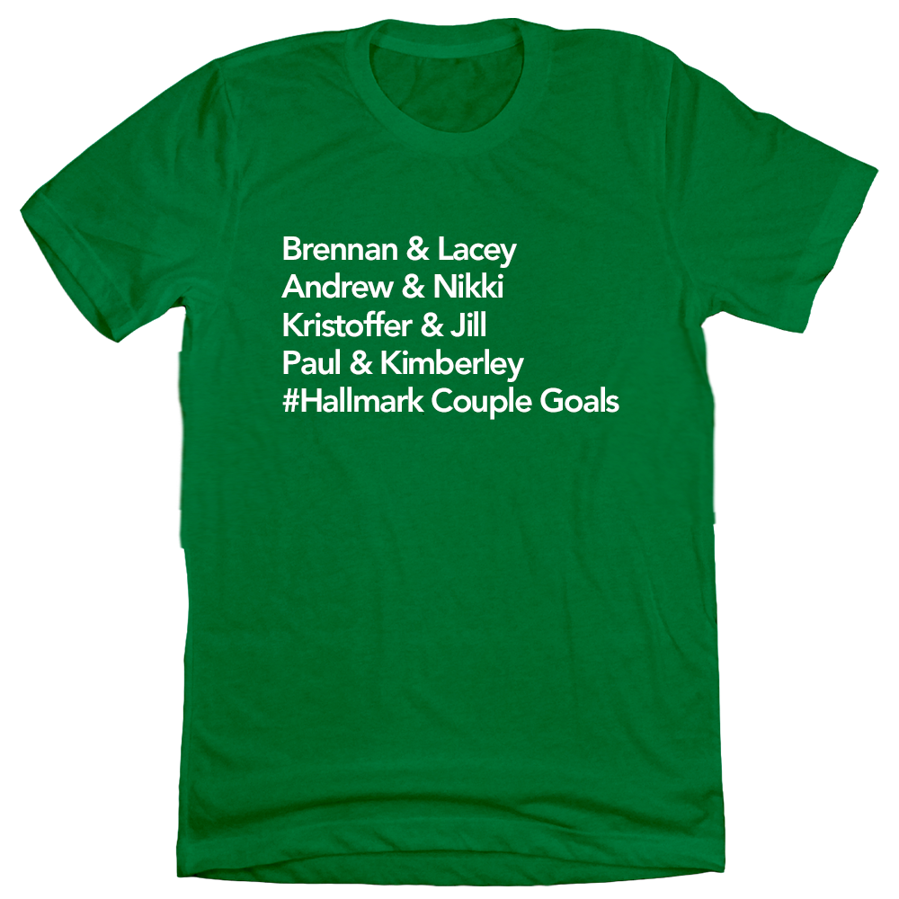 Couple Goals Dressing Festive T-shirt green