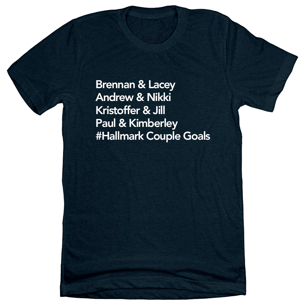 Couple Goals Dressing Festive T-shirt heather navy