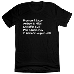 Couple Goals Dressing Festive T-shirt Black