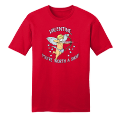 You're Worth A Shot T-shirt red Dressing Festive