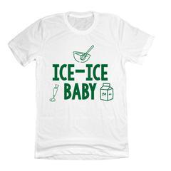 Ice Ice Baby White T-shirt Dressing Festive
