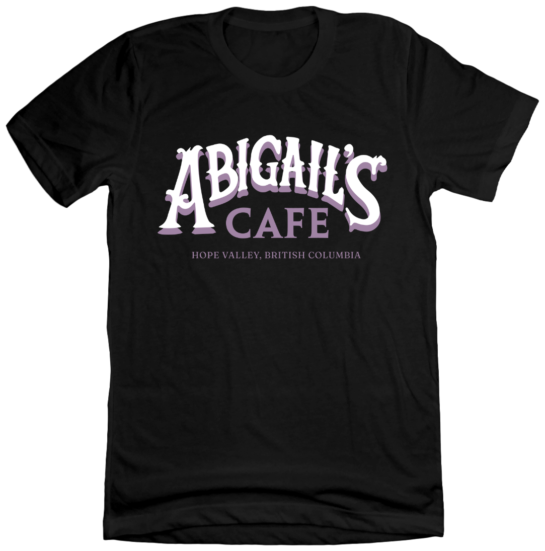 When The Heart Calls Abigail's Cafe T-shirts Dressing Festive black