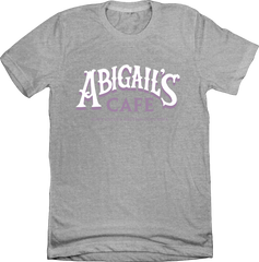 When The Heart Calls Abigail's Cafe T-shirts Dressing Festive grey