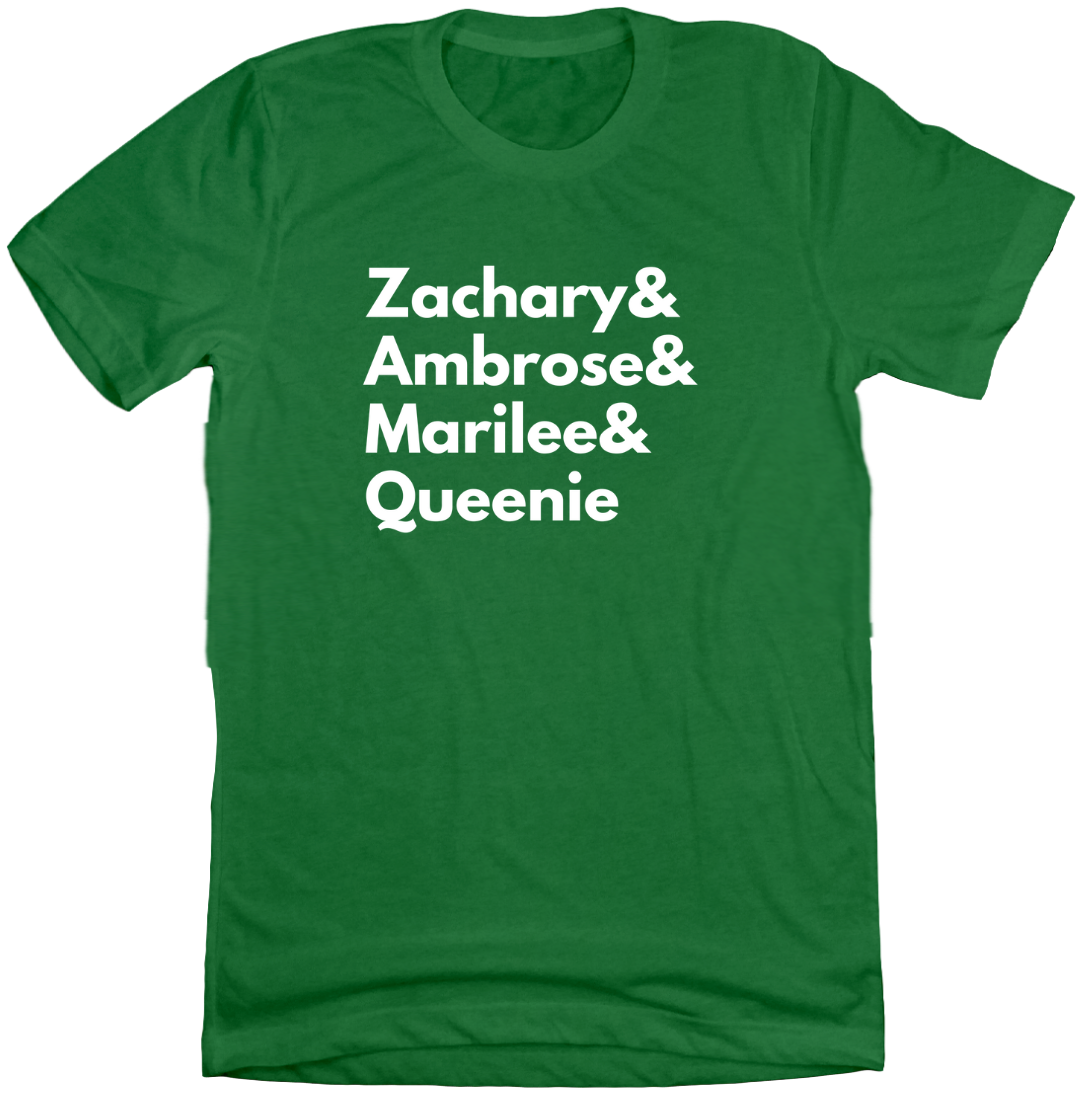 Nine Lives of Christmas Hallmark Cast Shirt Dressing Festive green T-shirt